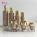 Classical Square Shape Acrylic Cosmetic Packaging Bottle